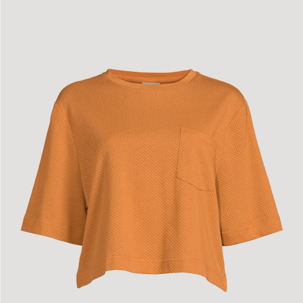NWT Varley Bexley PerforatedT-Shirt Textured Top Size Large Z474 - Picture 2 of 7
